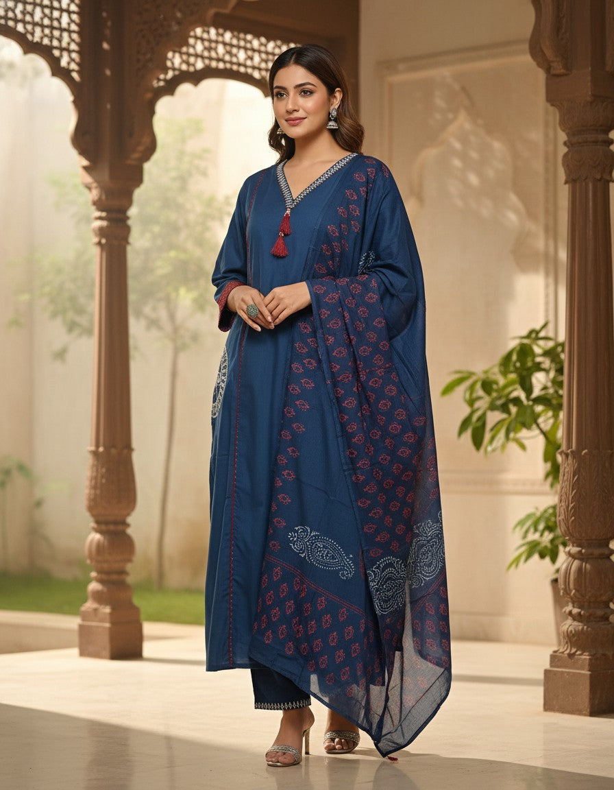 Graceful Navy Blue